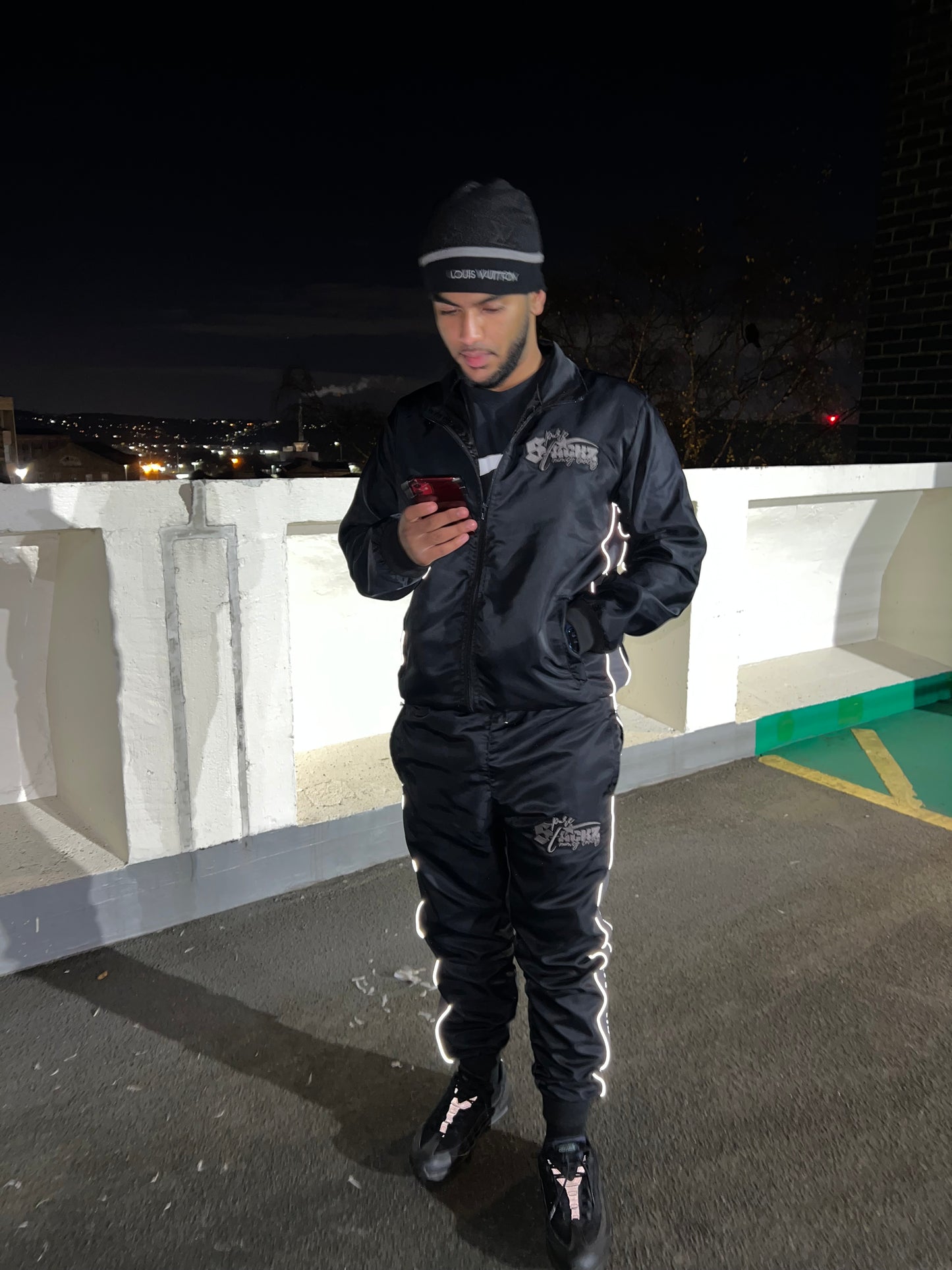 Reflective Nylon Tracksuit – Pure Stackz