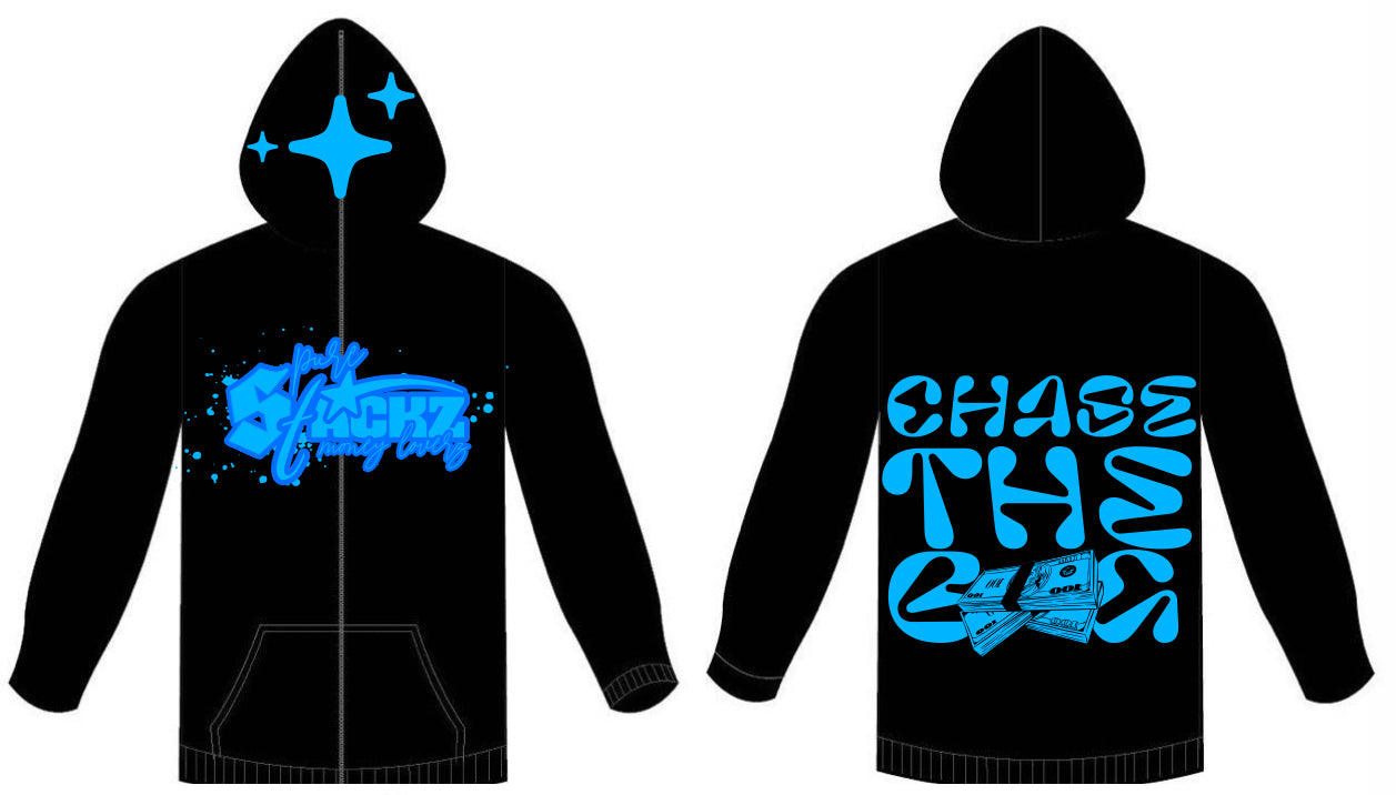 New Blue PureStackz full zip hoodie