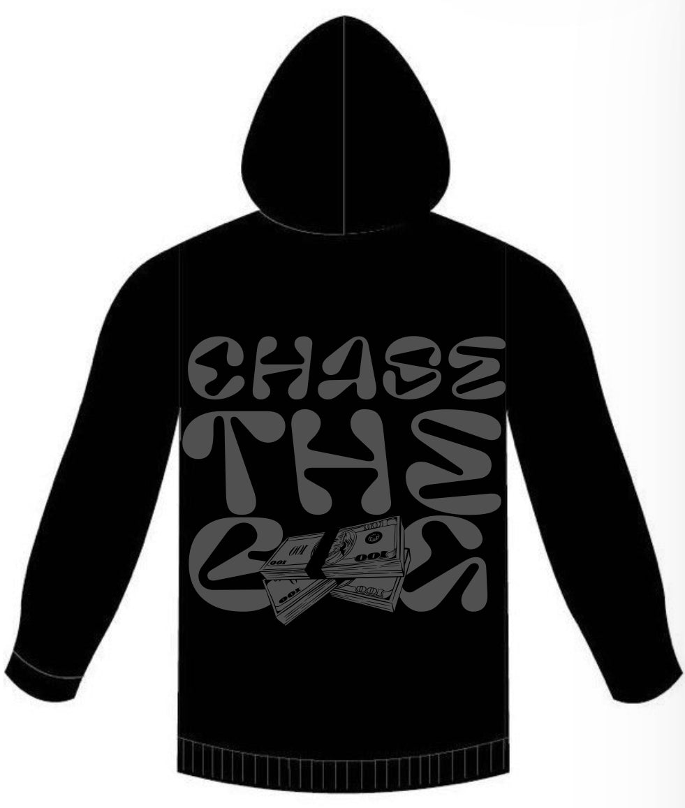 Black Pure Stackz full zip hoodie