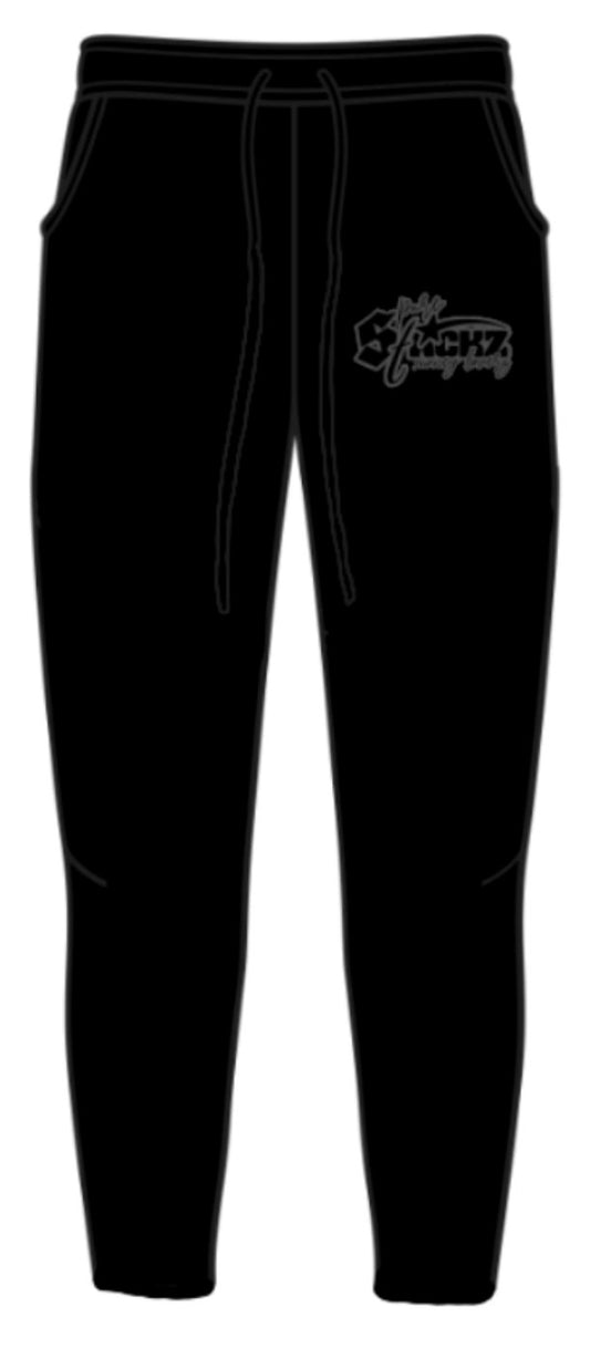 "chase the bag" new black joggers